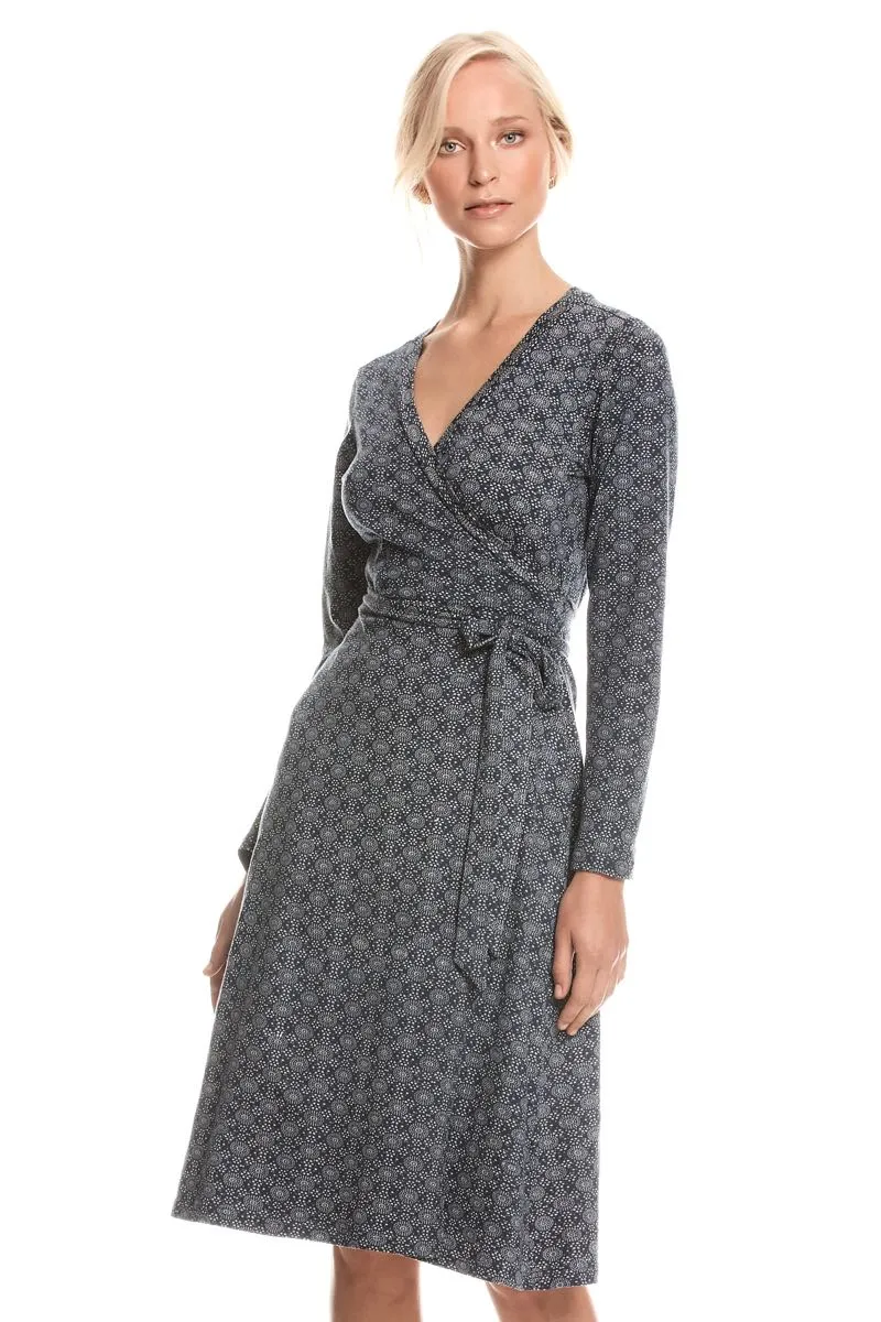 Audrey Wrap Dress - Nova