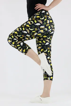 Aussie Animals - Casual Capri Leggings
