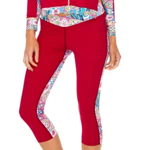 AZUCAR - Cross Waistband Capri Legging