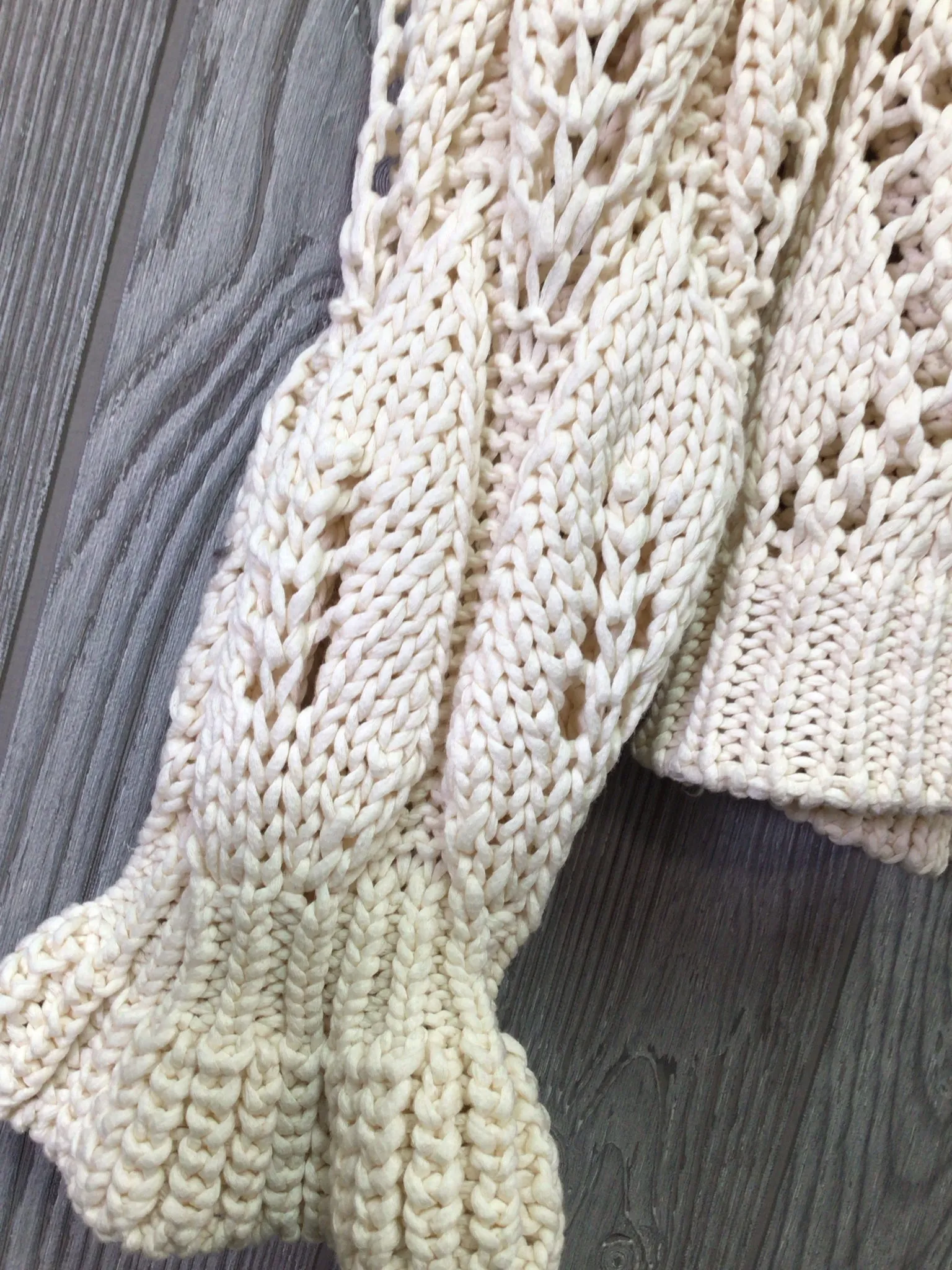 ba&sh Pointelle Crop cCardigan Size Small