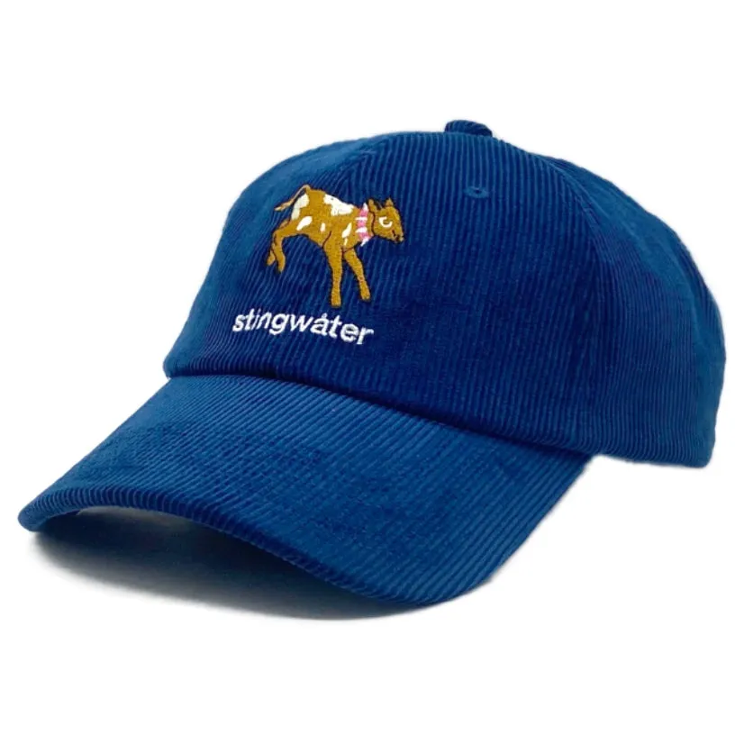 Baby Cow Corduroy Hat Navy