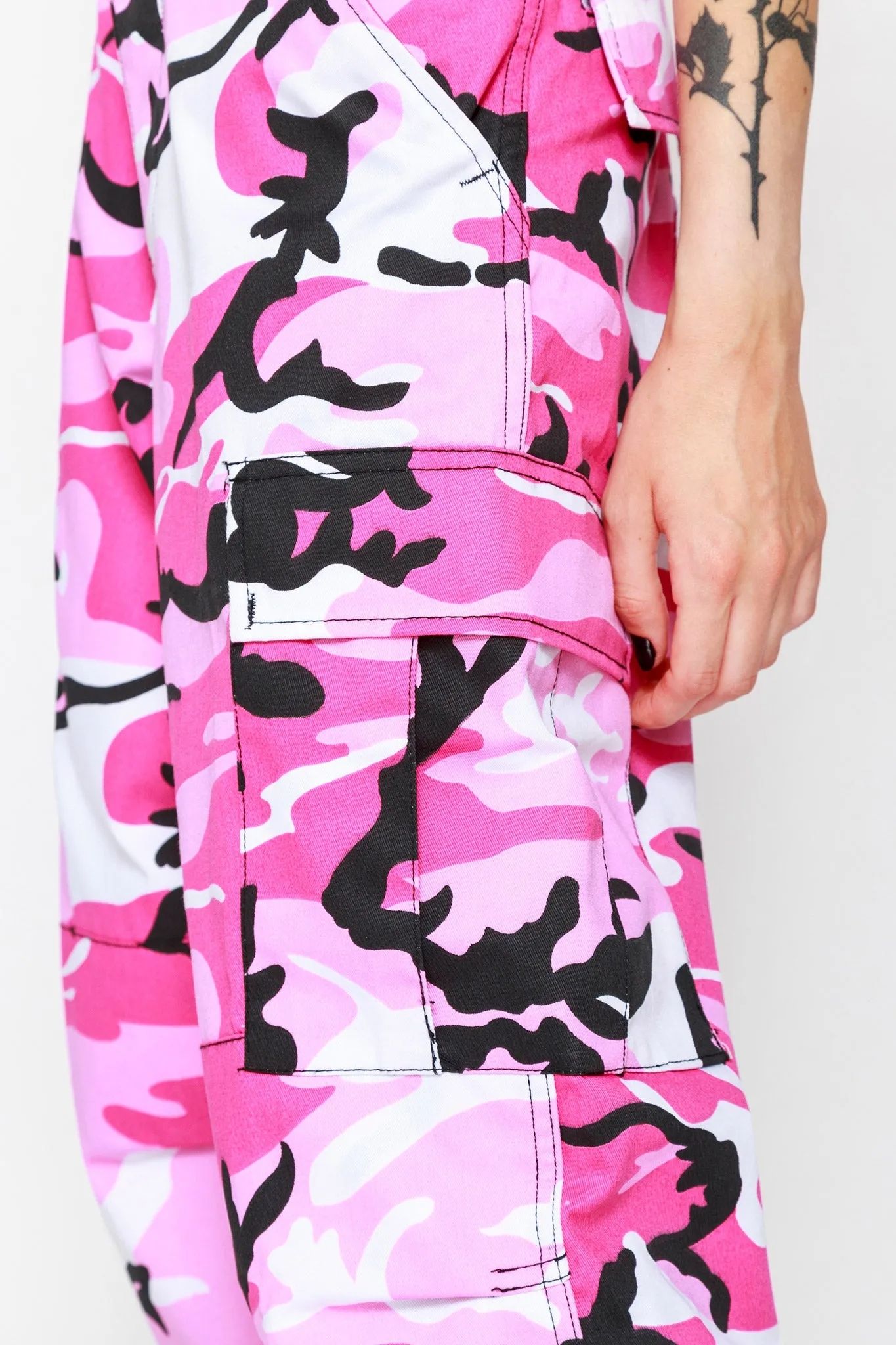Baby Girl Camo Cargo Pants
