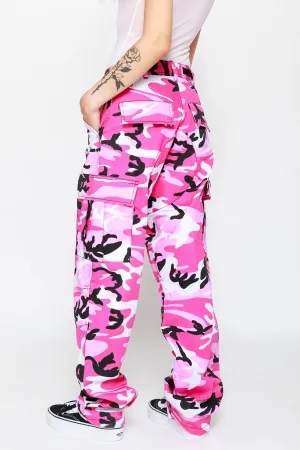 Baby Girl Camo Cargo Pants