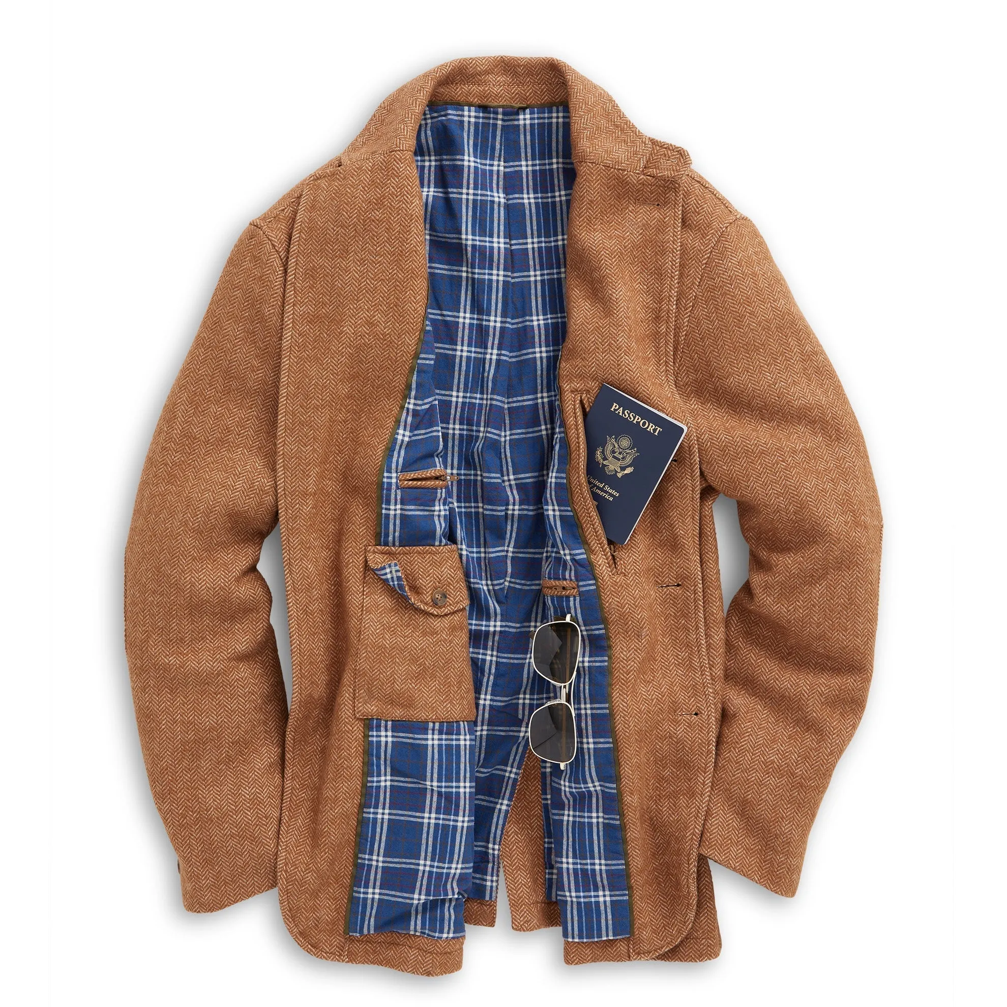Back East Herringbone Blazer - Short