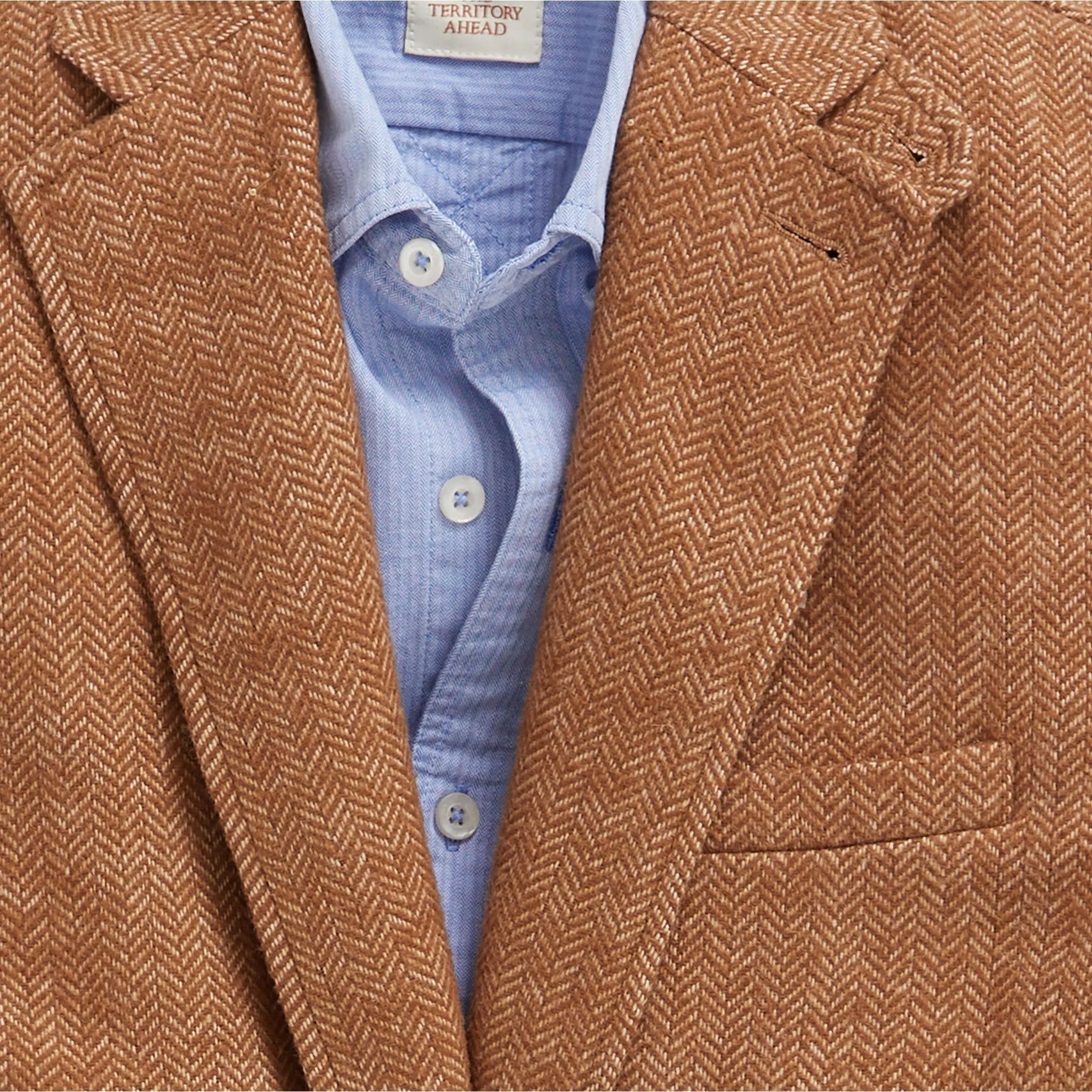 Back East Herringbone Blazer - Short