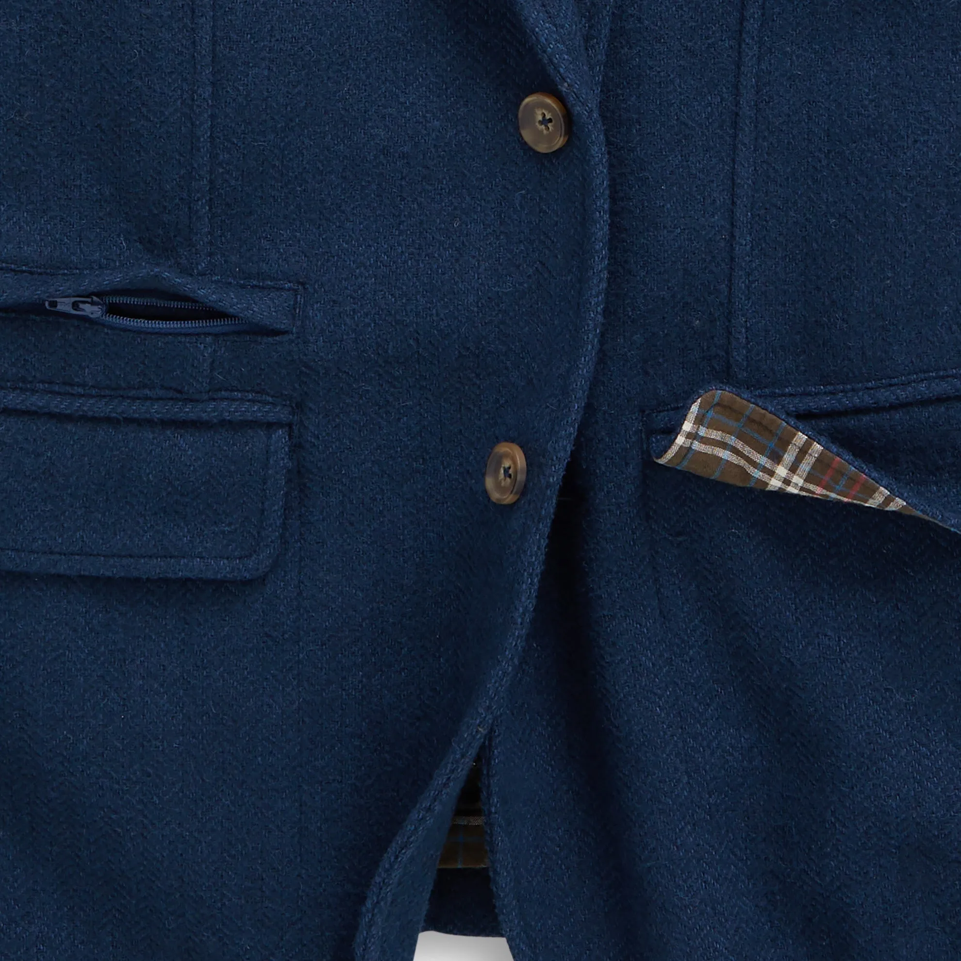 Back East Herringbone Blazer - Short