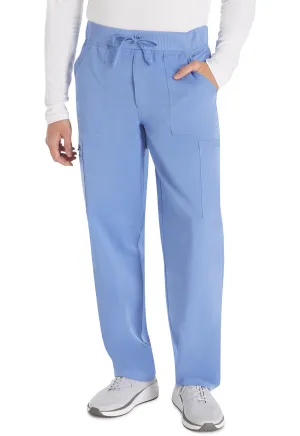Balance DK270 Men's Mid Rise Zip Fly Straight Leg Pants Ciel
