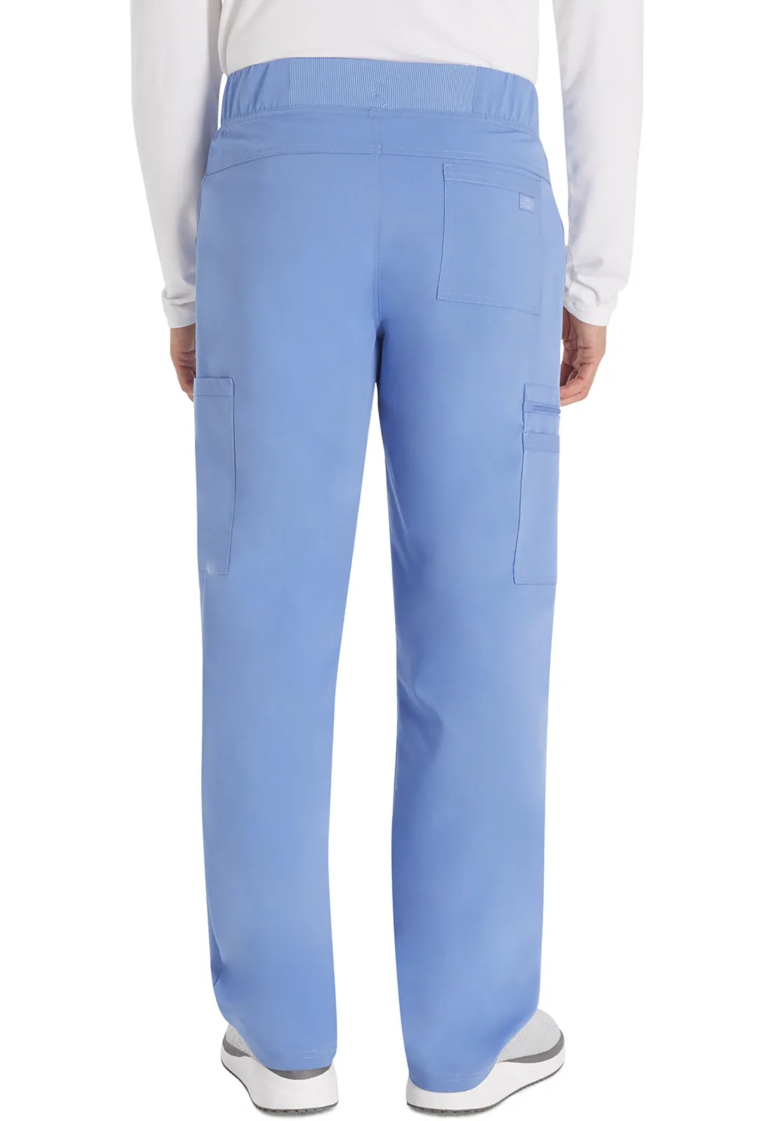 Balance DK270 Men's Mid Rise Zip Fly Straight Leg Pants Ciel