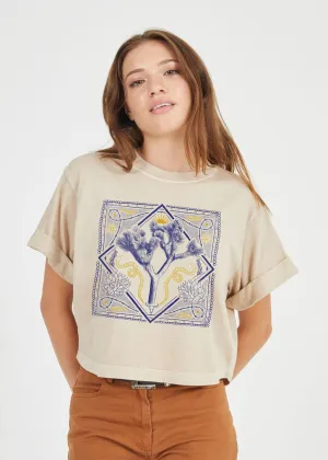 Bandana Graphic Crop Tee