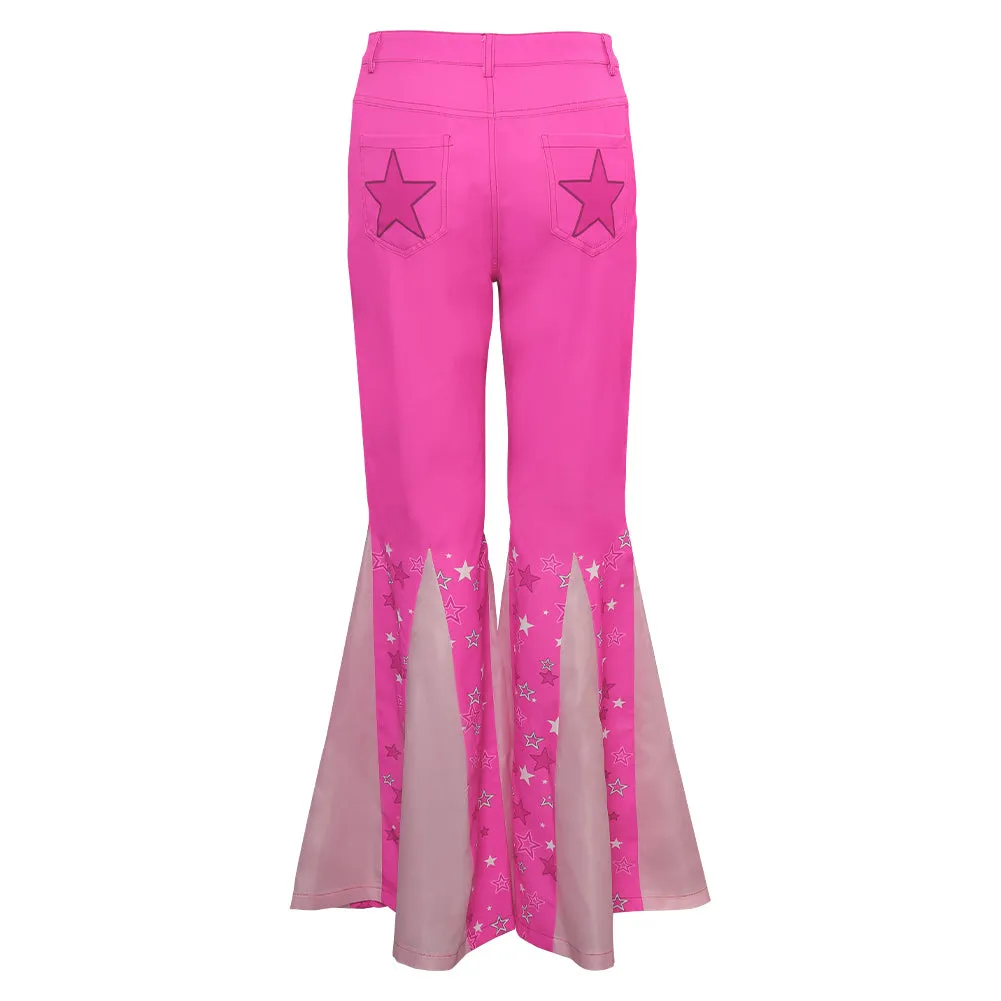 Barbie Cosplay Costume Retro Bell-Bottoms Halloween Carnival Suit