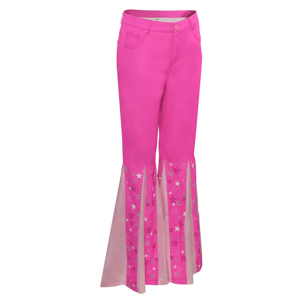 Barbie Cosplay Costume Retro Bell-Bottoms Halloween Carnival Suit
