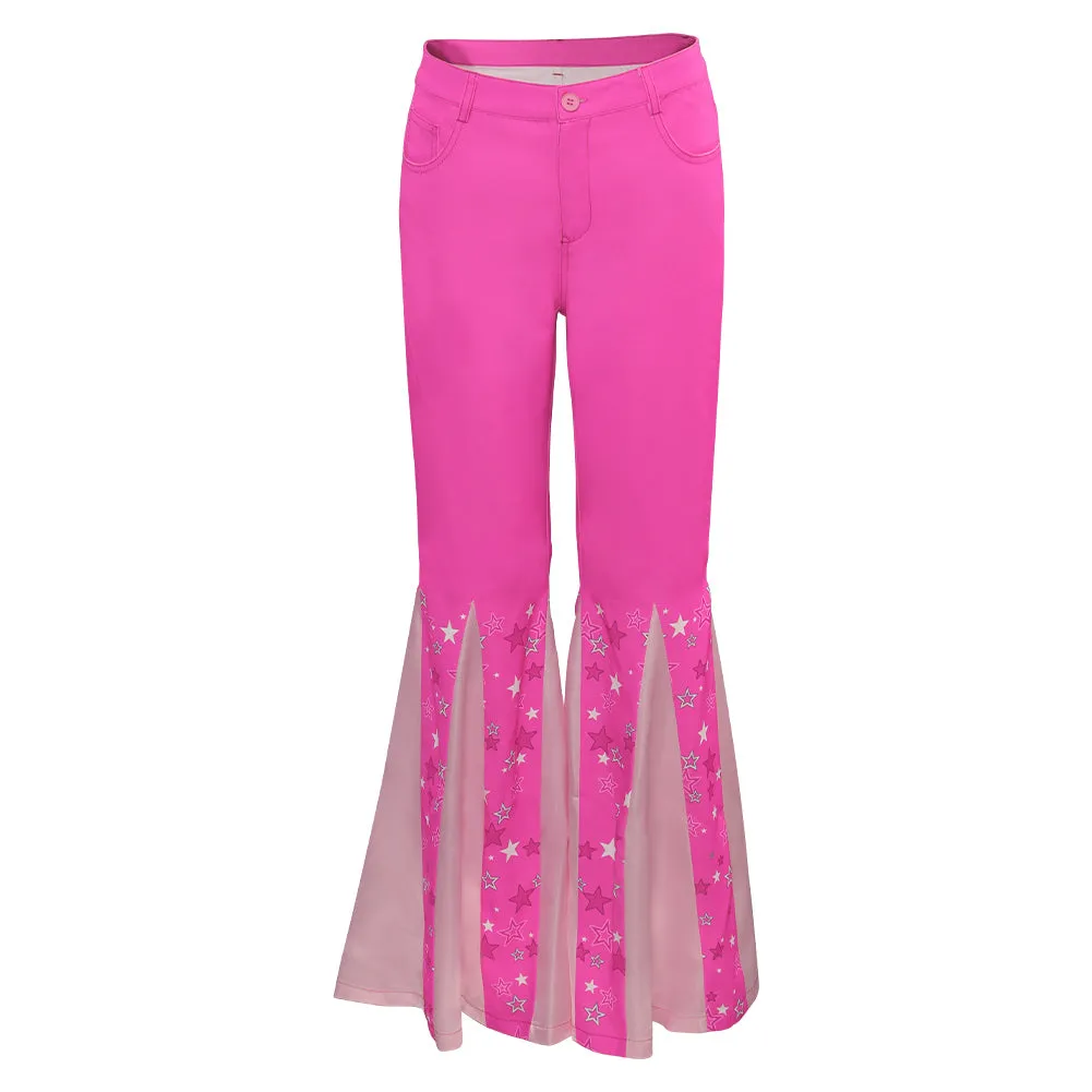 Barbie Cosplay Costume Retro Bell-Bottoms Halloween Carnival Suit