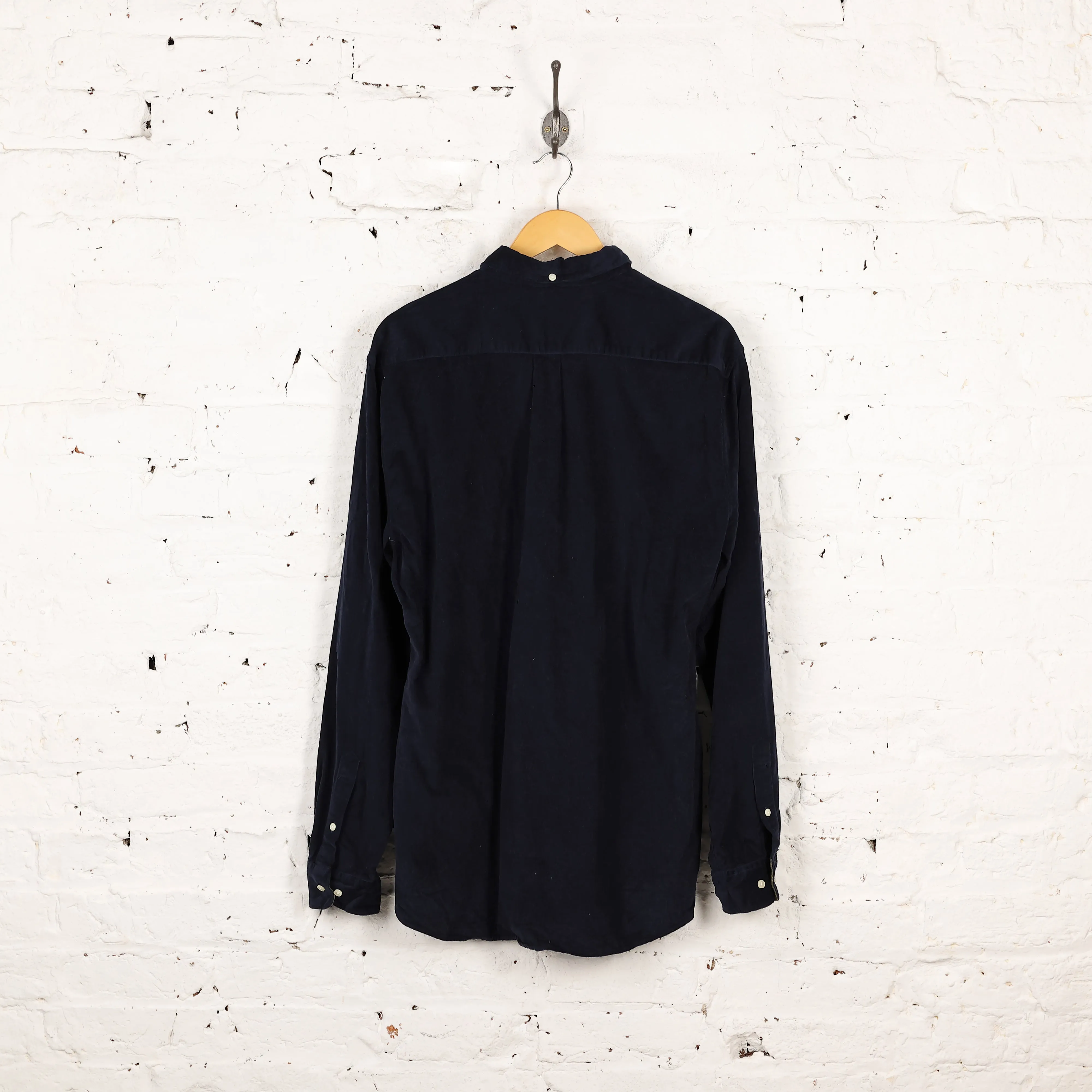 Barbour Tailored Fit Corduroy Shirt - Blue - XL