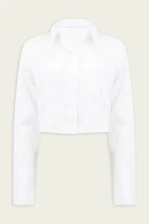 Bea Crop Top in White
