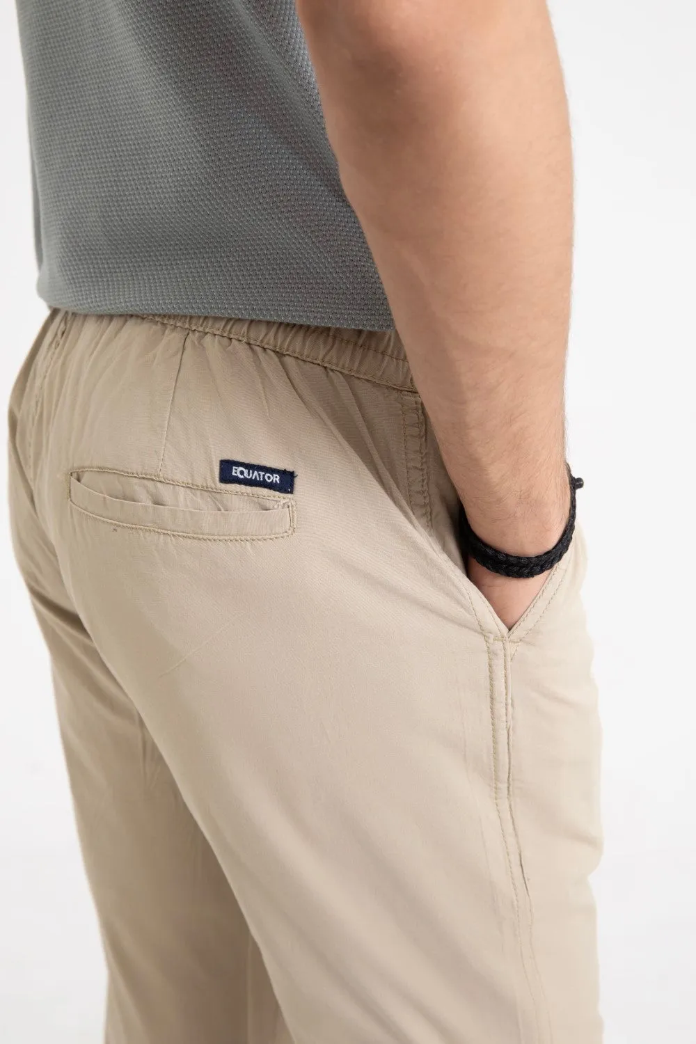 Beige Cargo Trouser