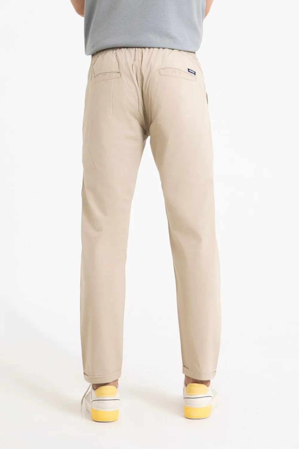 Beige Cargo Trouser