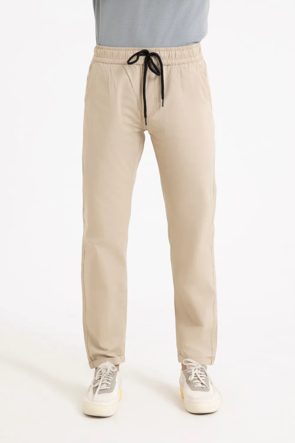 Beige Cargo Trouser