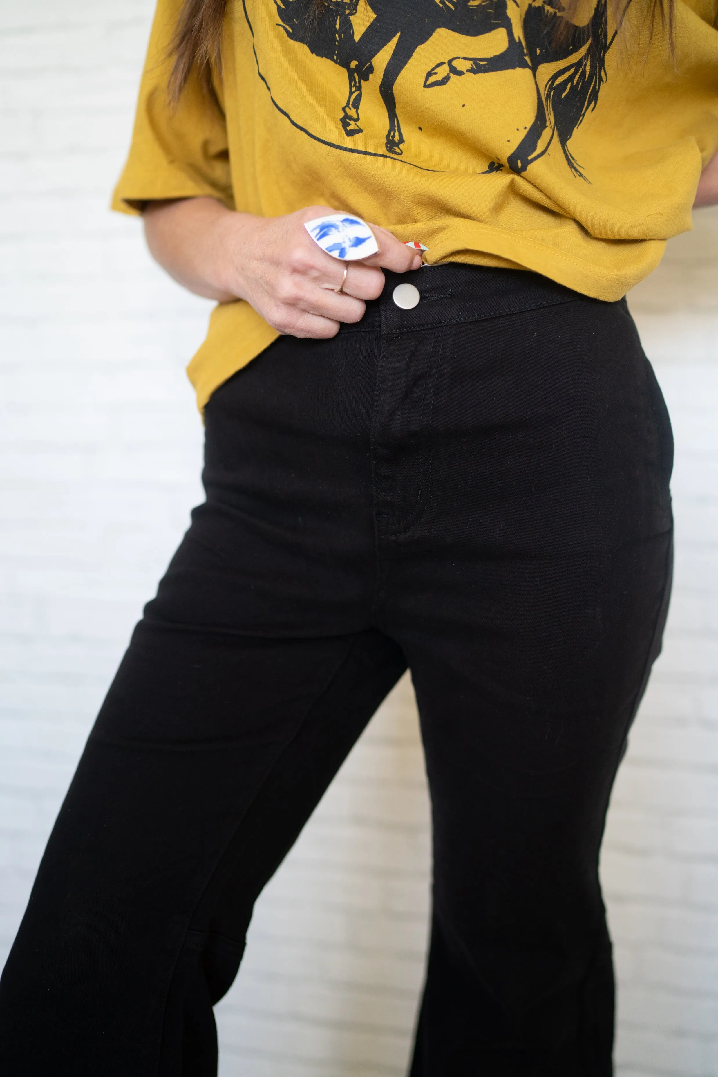 Bell of the Bottoms Pants | Black