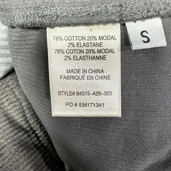 Bella Dahl Women's S Corduroy Trucker Jacket Oversized Patch Pockets Gray NEW