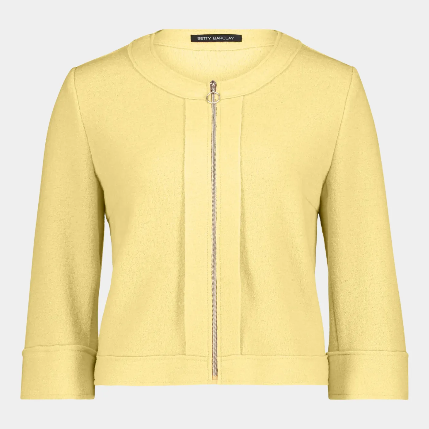 Betty Barclay 3/4 Sleeve Zip Through Blazer Jacket