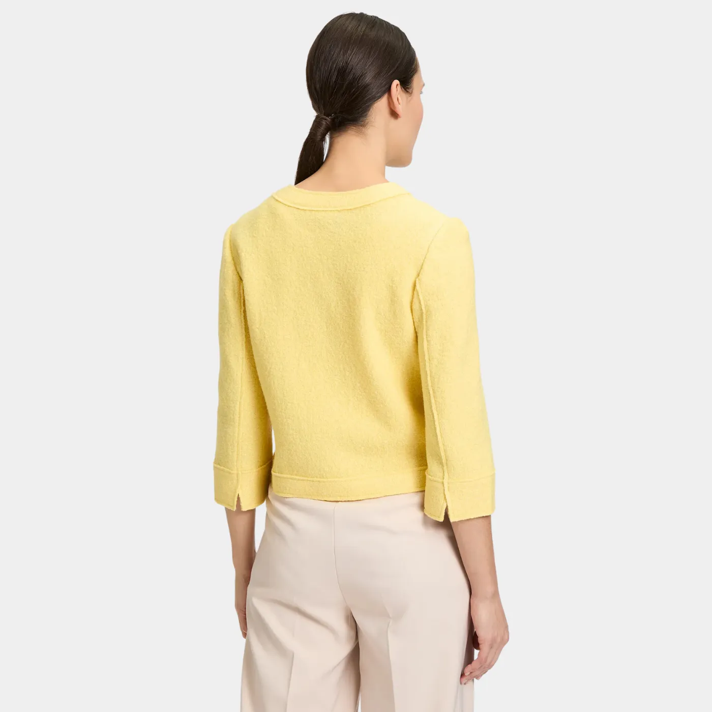 Betty Barclay 3/4 Sleeve Zip Through Blazer Jacket