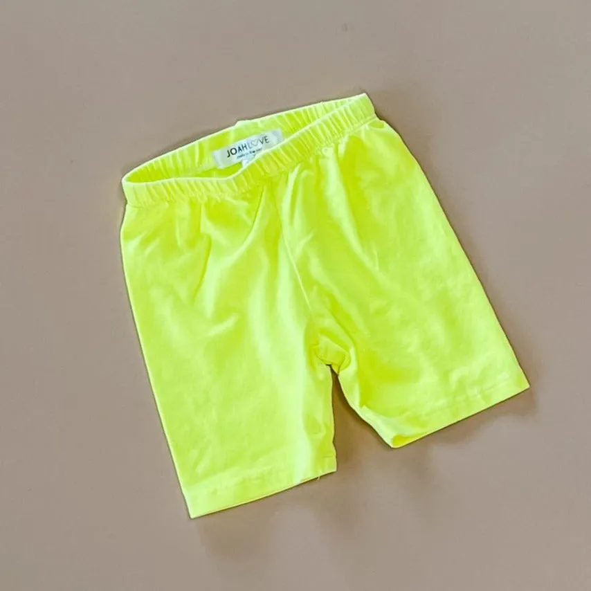 Biker Shorts | Yellow Neon