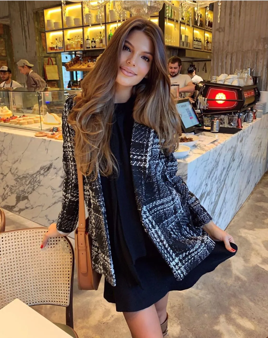 Black And White Stripes Single-breasted Suit Coat Blazers