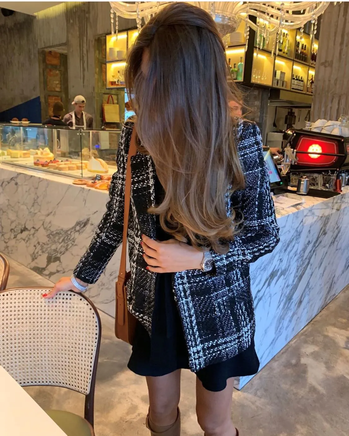 Black And White Stripes Single-breasted Suit Coat Blazers
