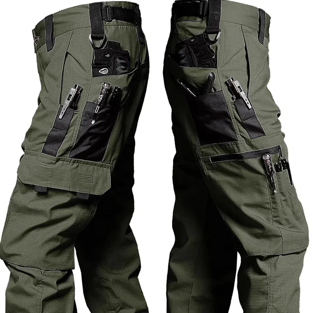 Black Camo Cargo Pants