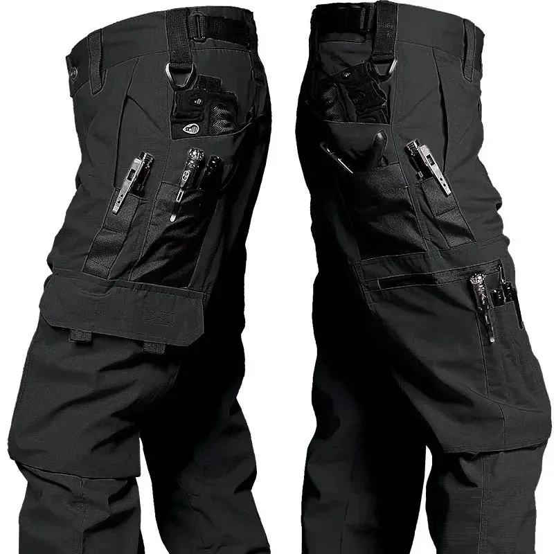 Black Camo Cargo Pants