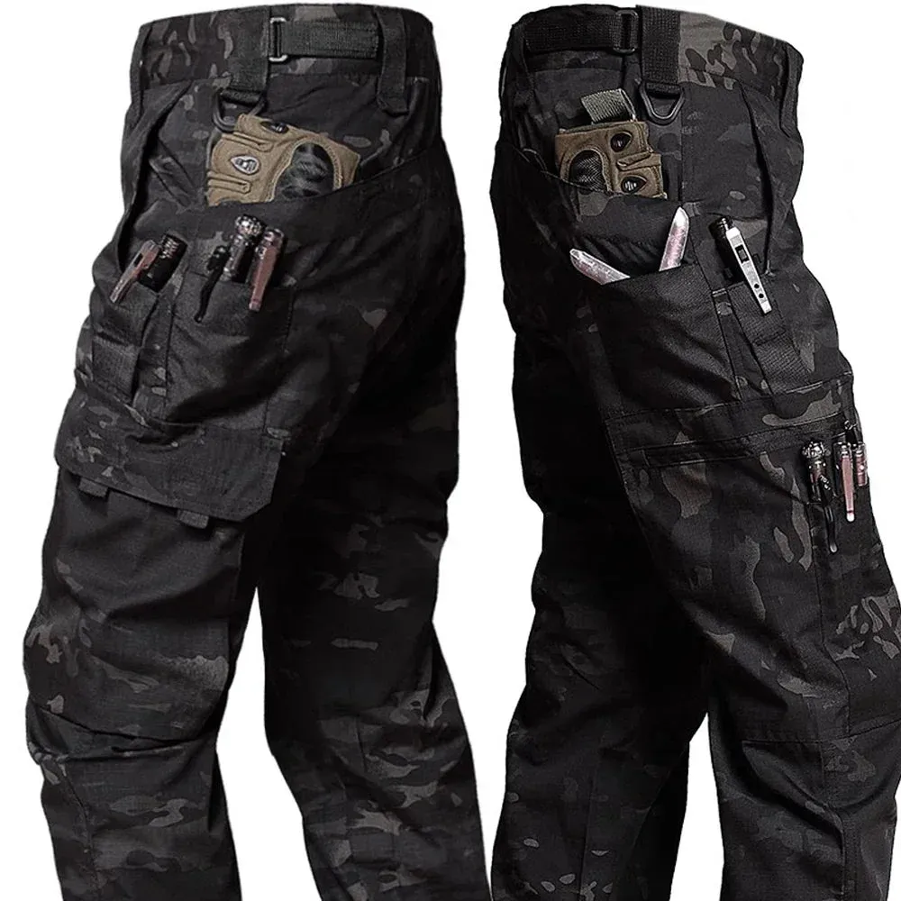 Black Camo Cargo Pants