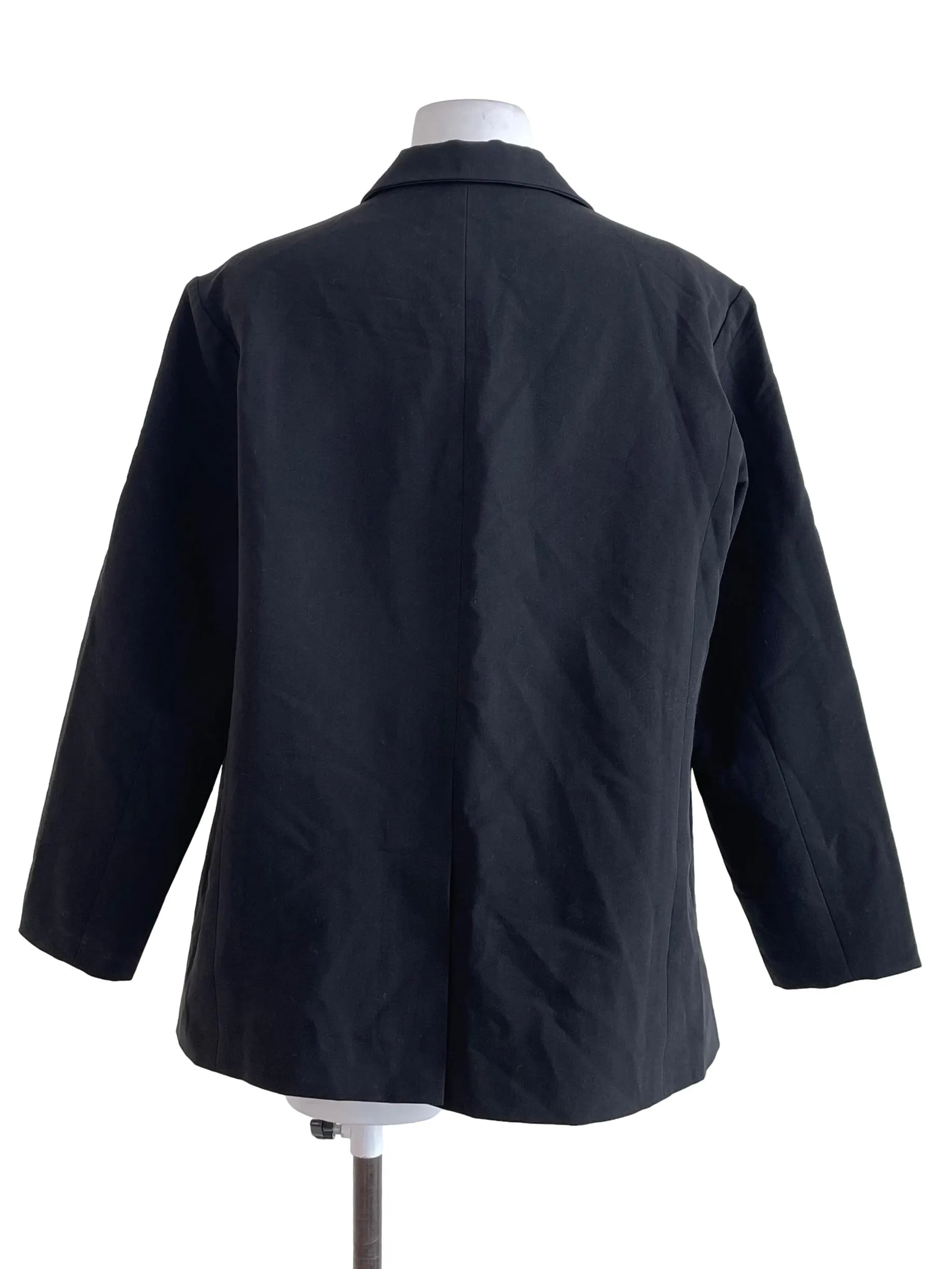 Black Double Breasted Blazer TCL