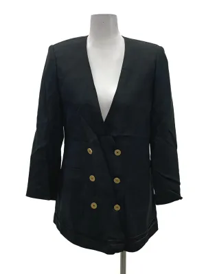 Black Double Breasted Blazer