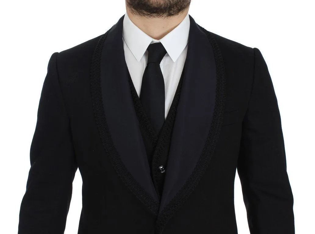 Black Torero Slim Fit Stretch Blazer