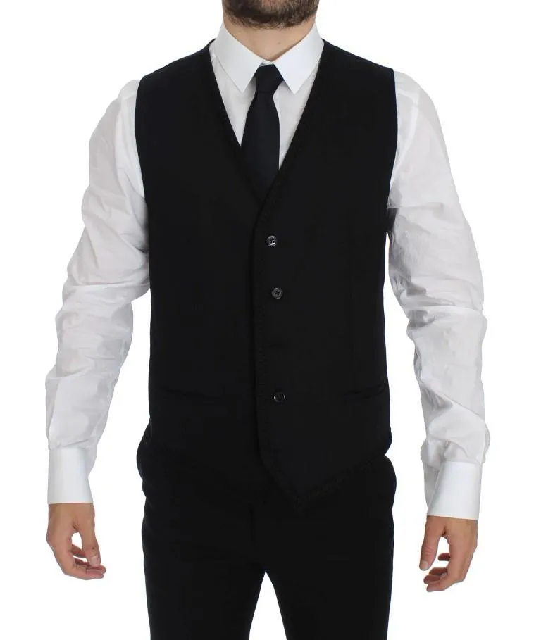 Black Torero Slim Fit Stretch Blazer