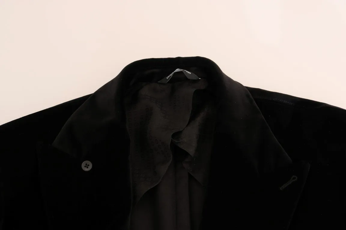 Black Velvet Royal Crown Blazer