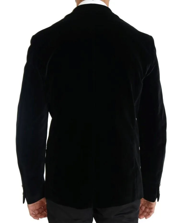 Black Velvet Royal Crown Blazer