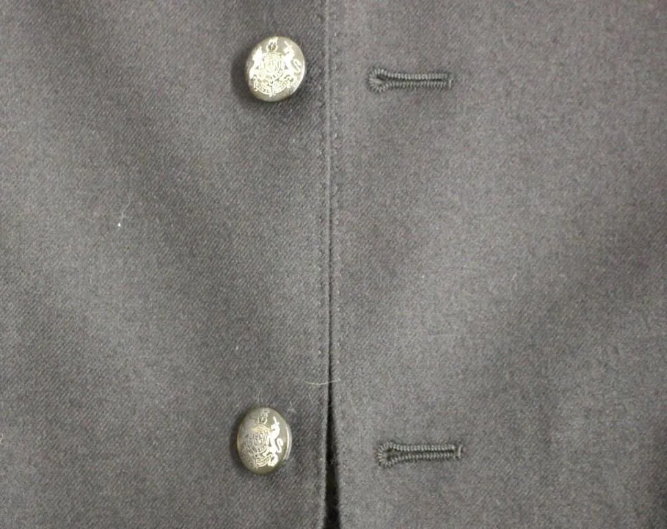 Black wool slim fit blazer