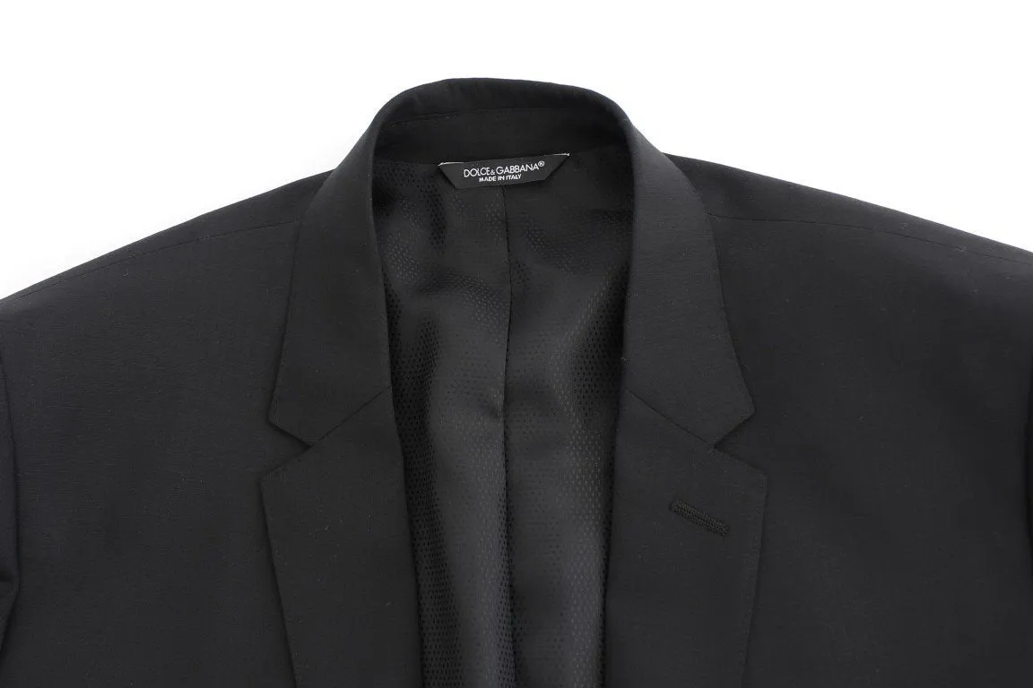 Black wool stretch MARTINI blazer
