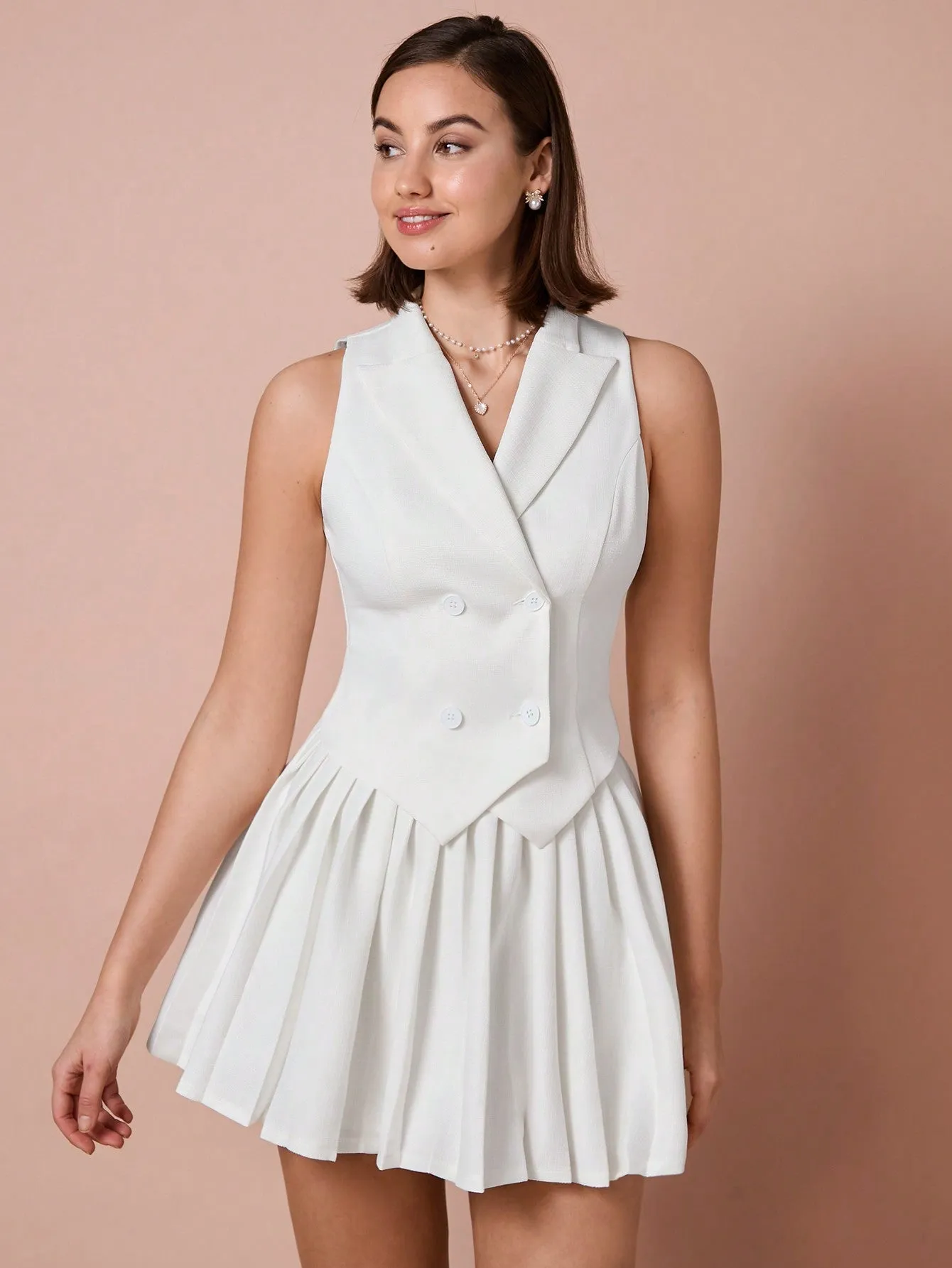 Blazer Doble Botonadura para Mujer