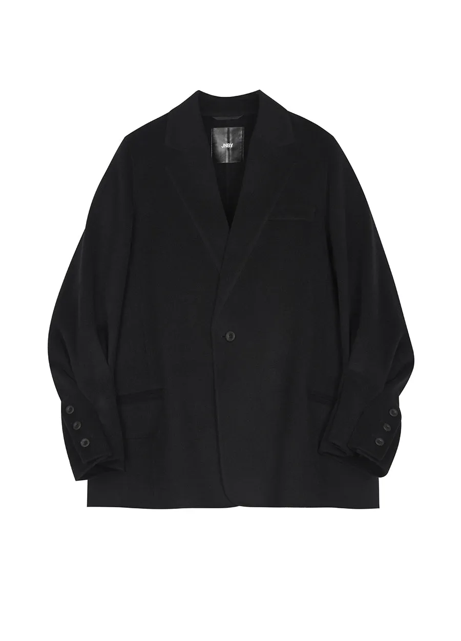 Blazer / JNBY Relaxed V-neck Blazer in Bell Sleeves