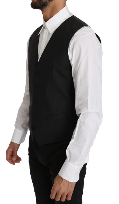 Blazer Vest 2 Piece Gray Wool MARTINI