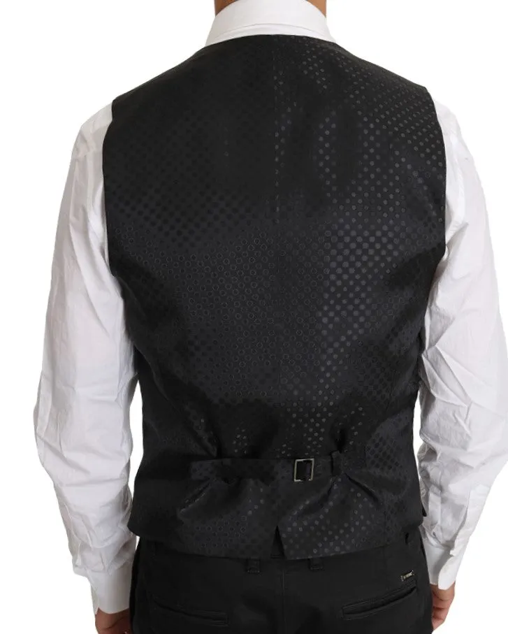 Blazer Vest 2 Piece Gray Wool MARTINI