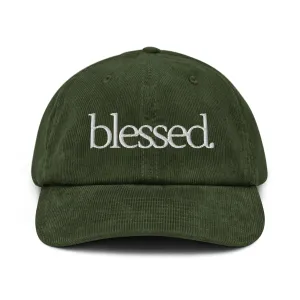 blessed. Corduroy Hat