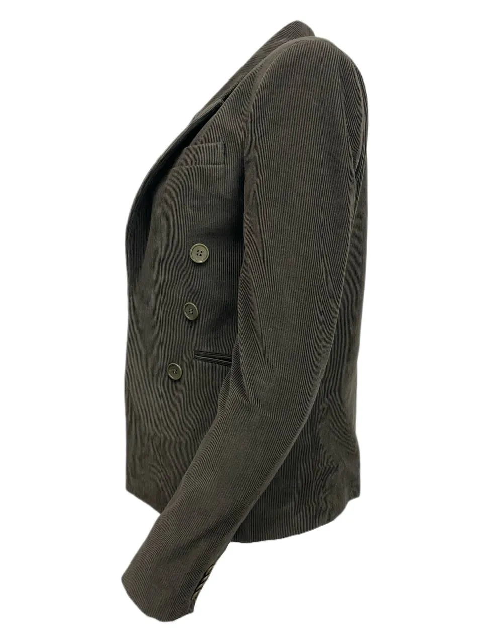 BLK DNM Women's Brown Open Front Blazer 68 #WBC10501 Size 36 NWT