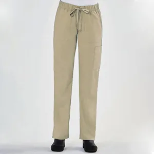 Blossom Signature 8100 Ladies Full Waist Band Cargo Pant Khaki