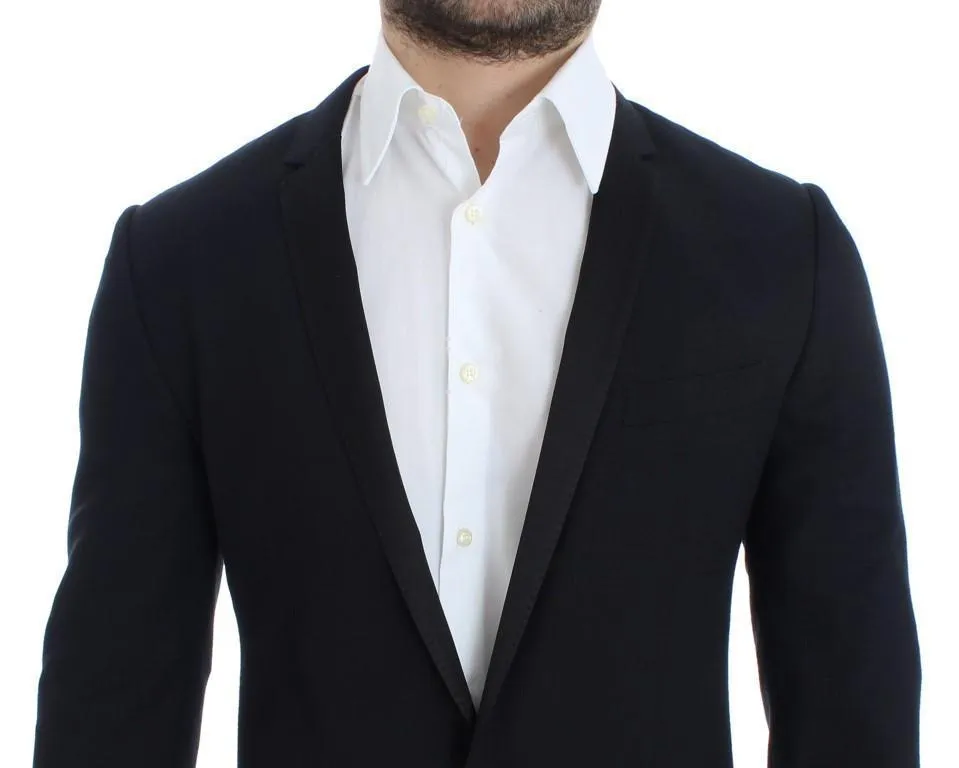 Blue wool GOLD slim fit blazer