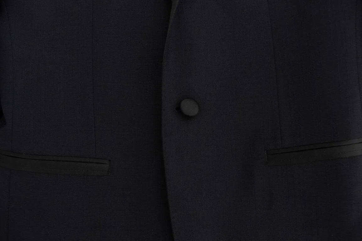 Blue wool GOLD slim fit blazer
