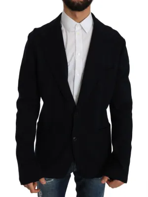 Blue Wool Jacket Blazer