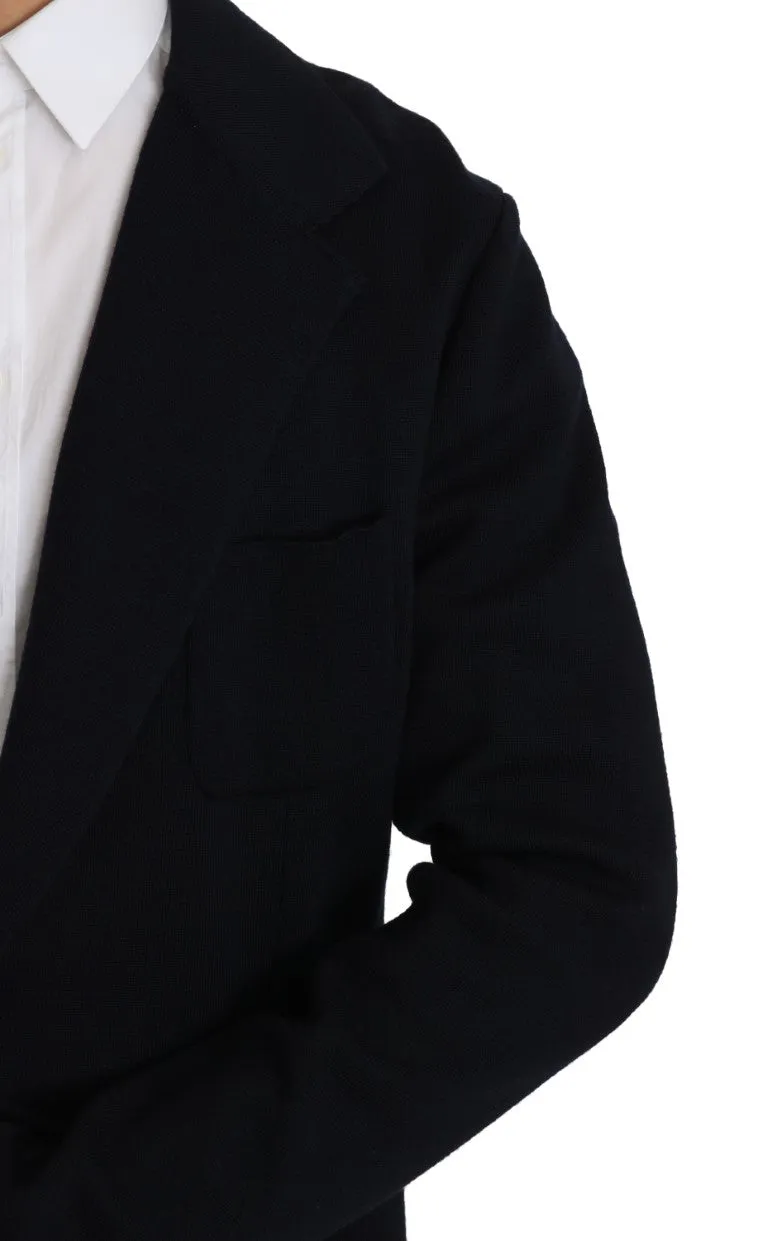 Blue Wool Jacket Blazer